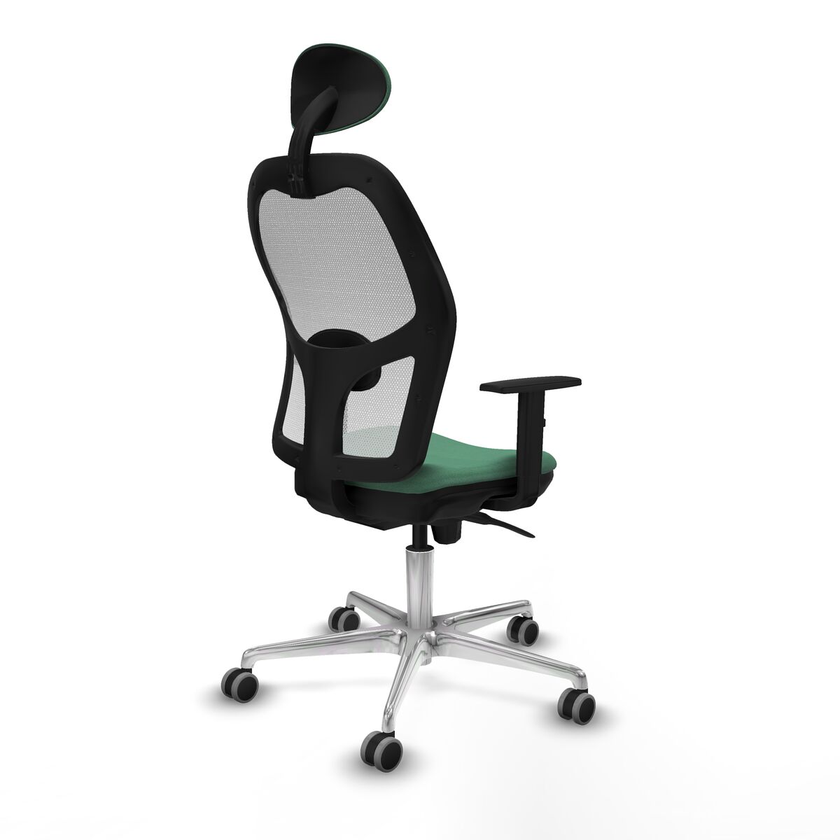 Silla de Oficina con Cabecero Jorquera Piqueras y Crespo 1D086G1 Verde Esmeralda