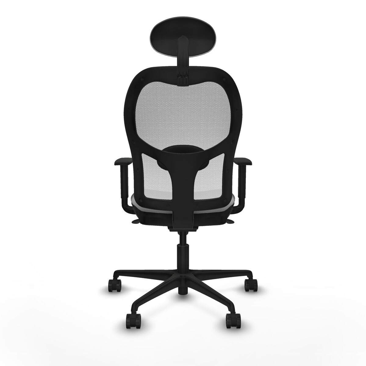 Silla de Oficina con Cabecero Jorquera Piqueras y Crespo 1D036N1 Gris claro