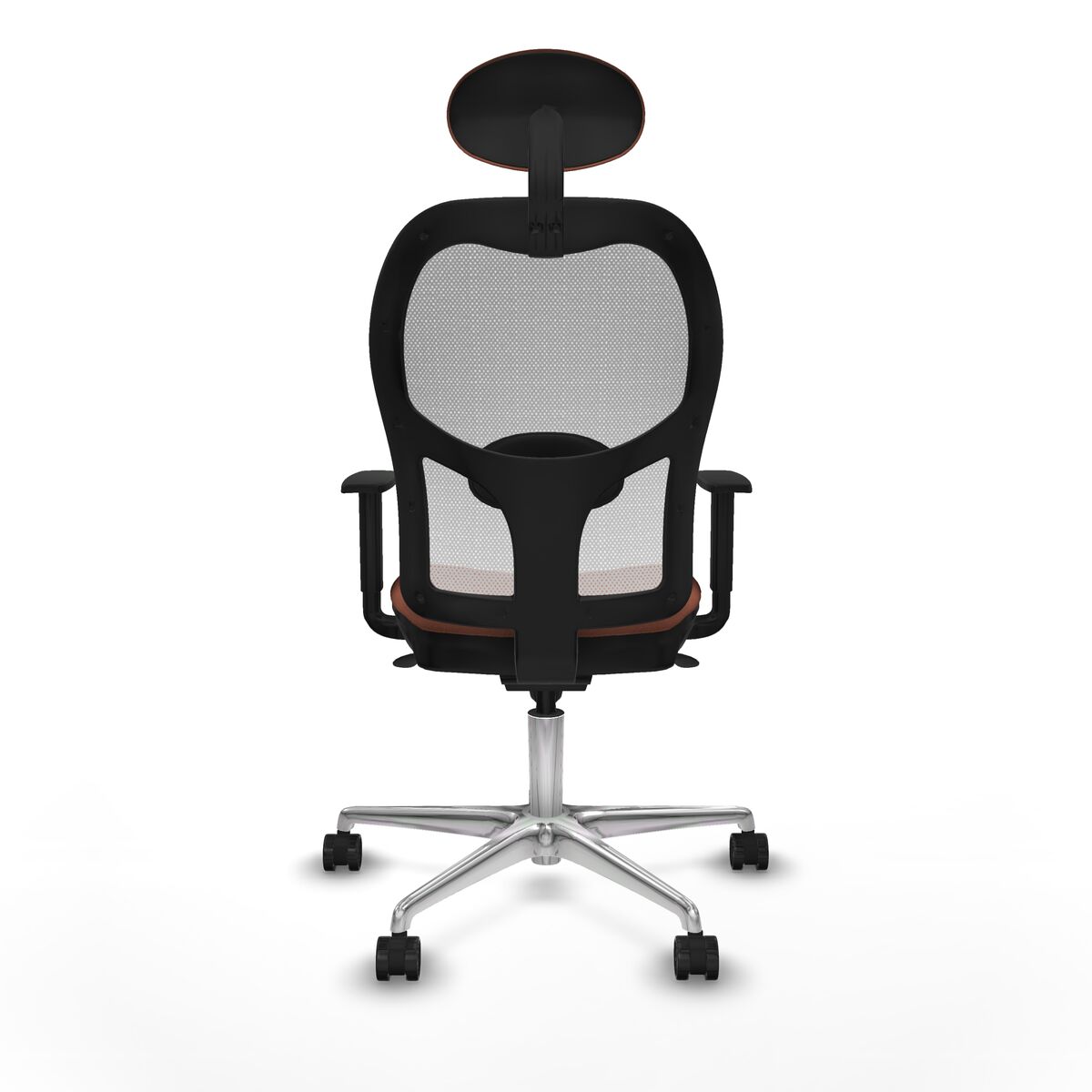 Silla de Oficina con Cabecero Jorquera Piqueras y Crespo 1D086N1 Blanco Marrón