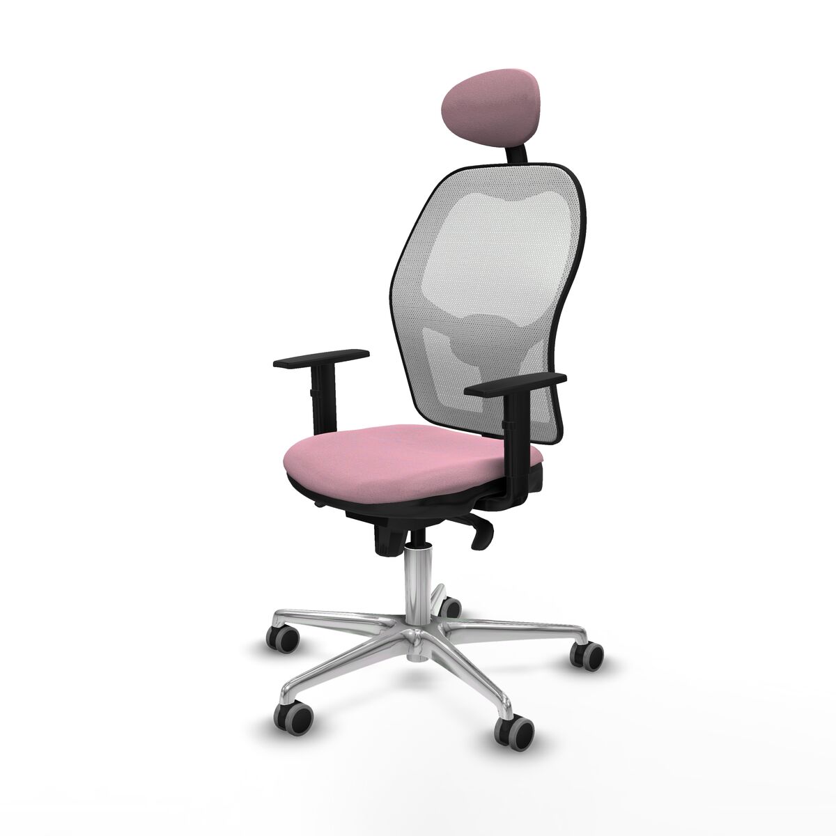 Silla de Oficina con Cabecero Jorquera Piqueras y Crespo 1D086G1 Rosa