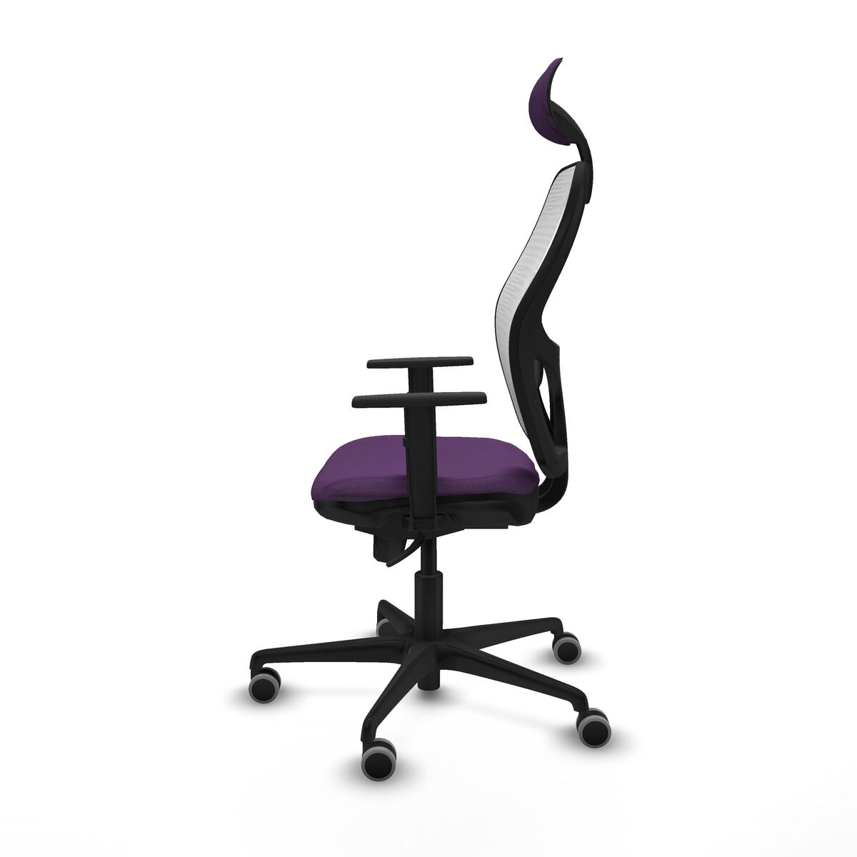Silla de Oficina con Cabecero Jorquera Piqueras y Crespo 1D036G1 Morado