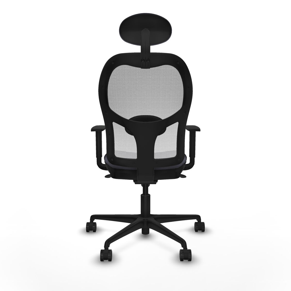 Silla de Oficina con Cabecero Jorquera Piqueras y Crespo 1D036N1 Gris oscuro