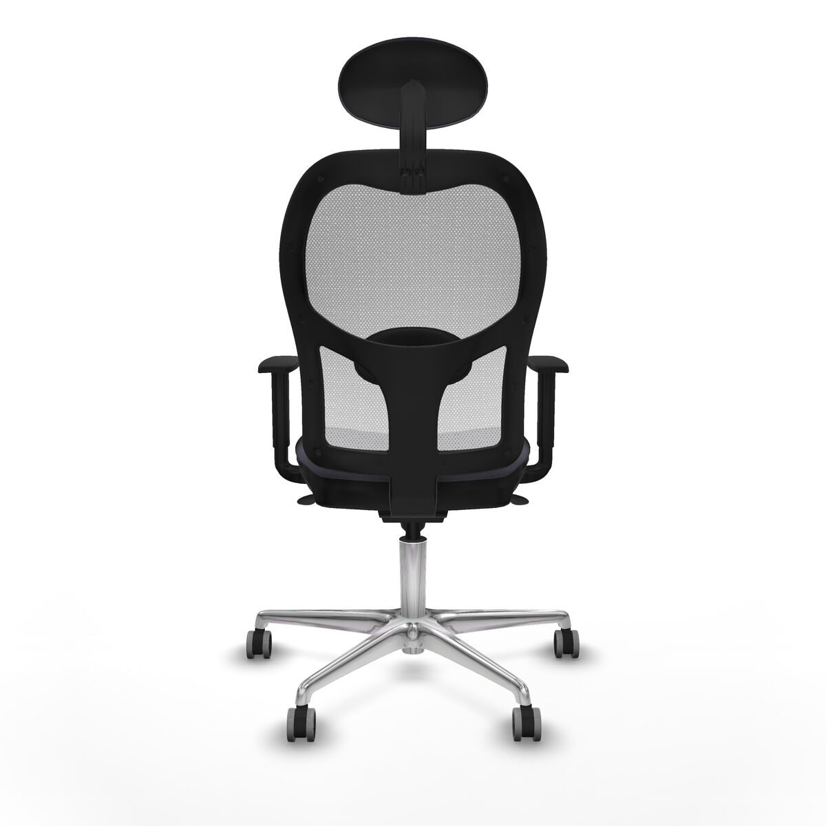 Silla de Oficina con Cabecero Jorquera Piqueras y Crespo 1D086G1 Gris oscuro