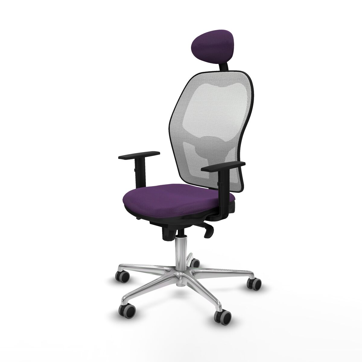 Silla de Oficina con Cabecero Jorquera Piqueras y Crespo 1D086G1 Morado