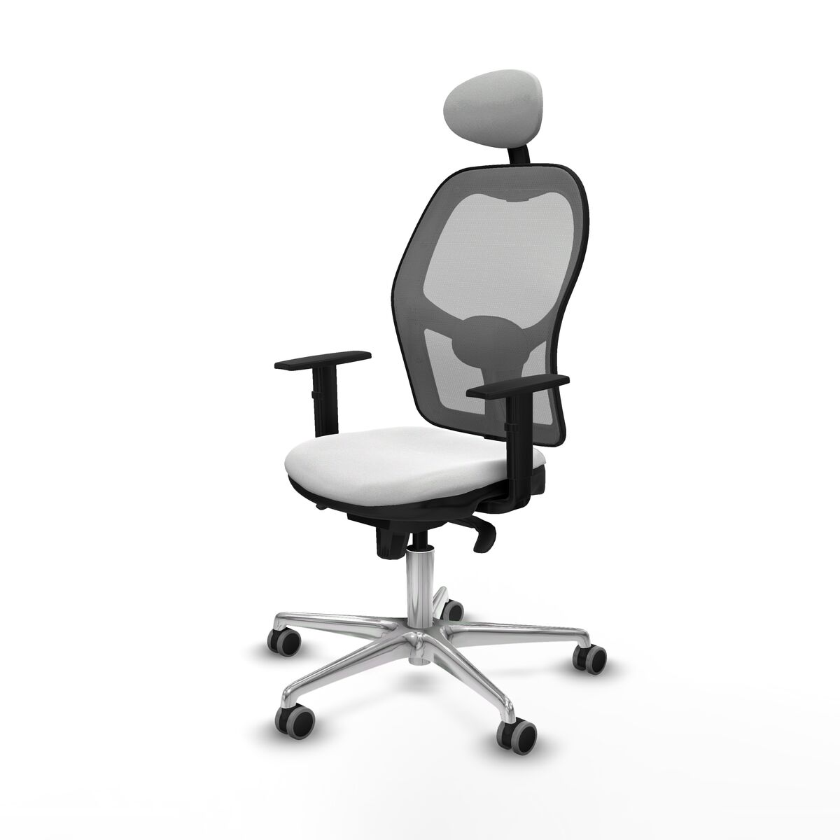 Silla de Oficina con Cabecero Jorquera Piqueras y Crespo 1D086G1 Blanco