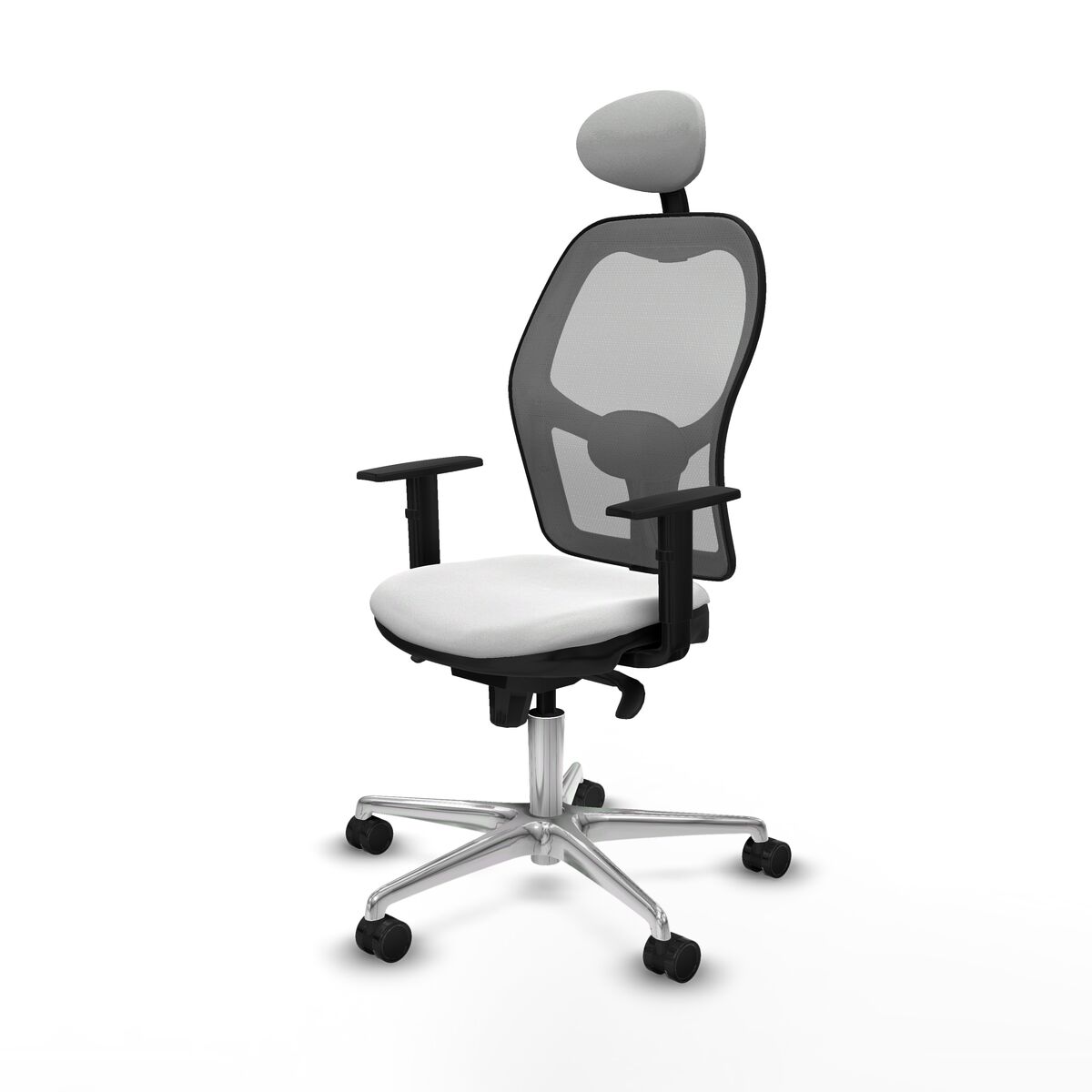 Silla de Oficina con Cabecero Jorquera Piqueras y Crespo 1D086N1 Blanco