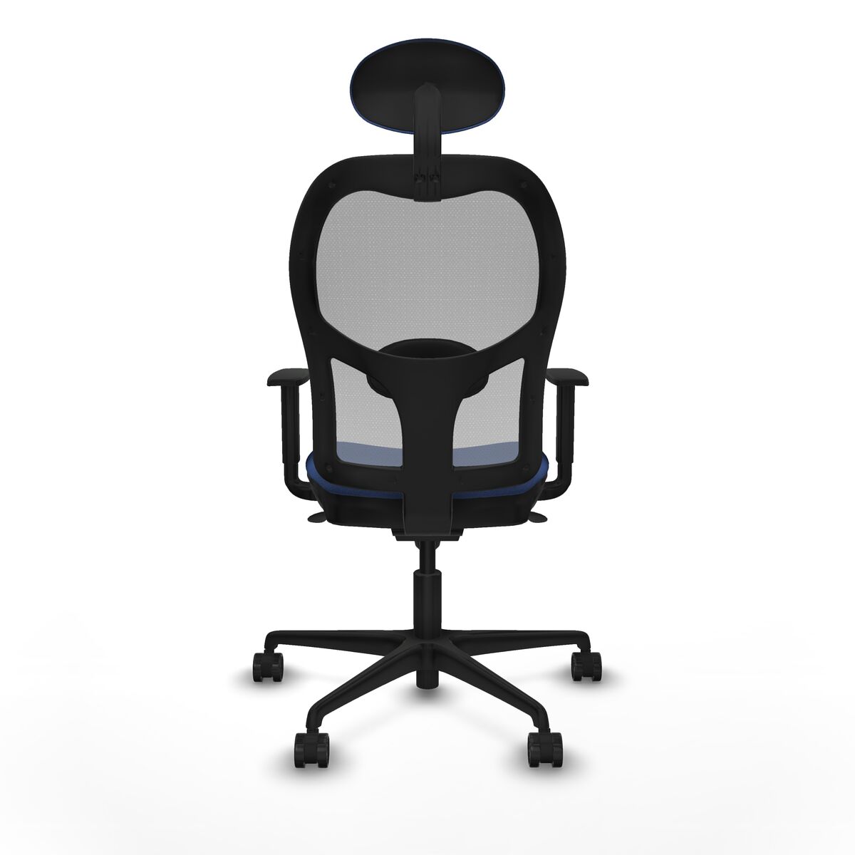 Silla de Oficina con Cabecero Jorquera Piqueras y Crespo 1D036N1 Azul marino