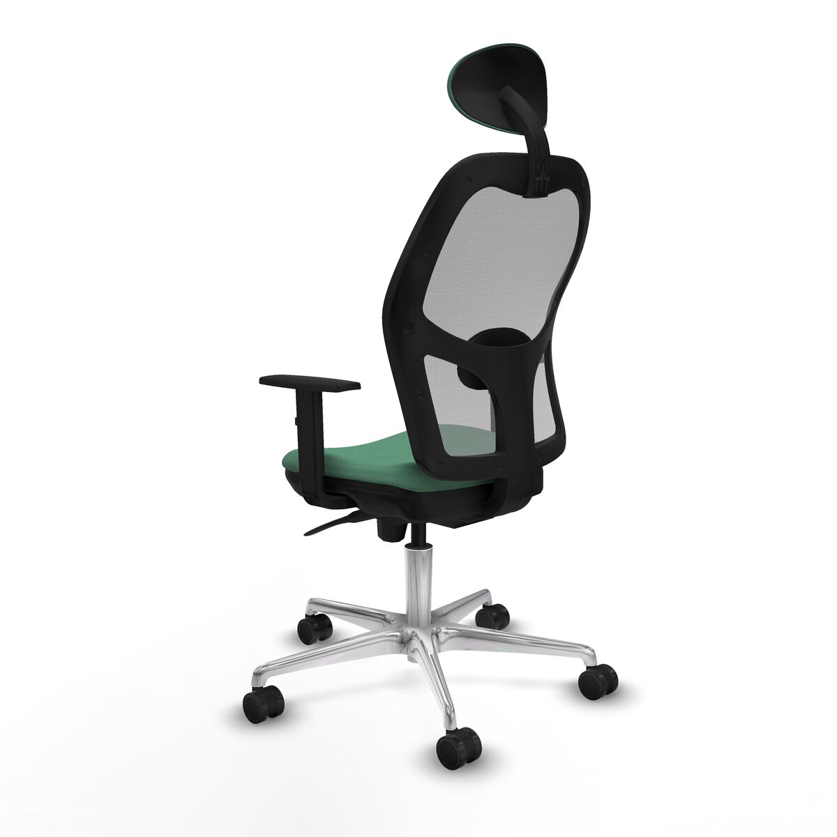 Silla de Oficina con Cabecero Jorquera Piqueras y Crespo 1D086N1 Verde Esmeralda