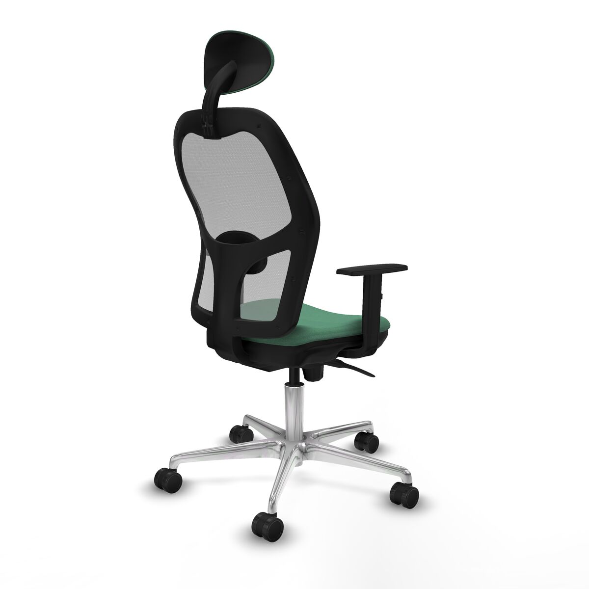 Silla de Oficina con Cabecero Jorquera Piqueras y Crespo 1D086N1 Verde Esmeralda