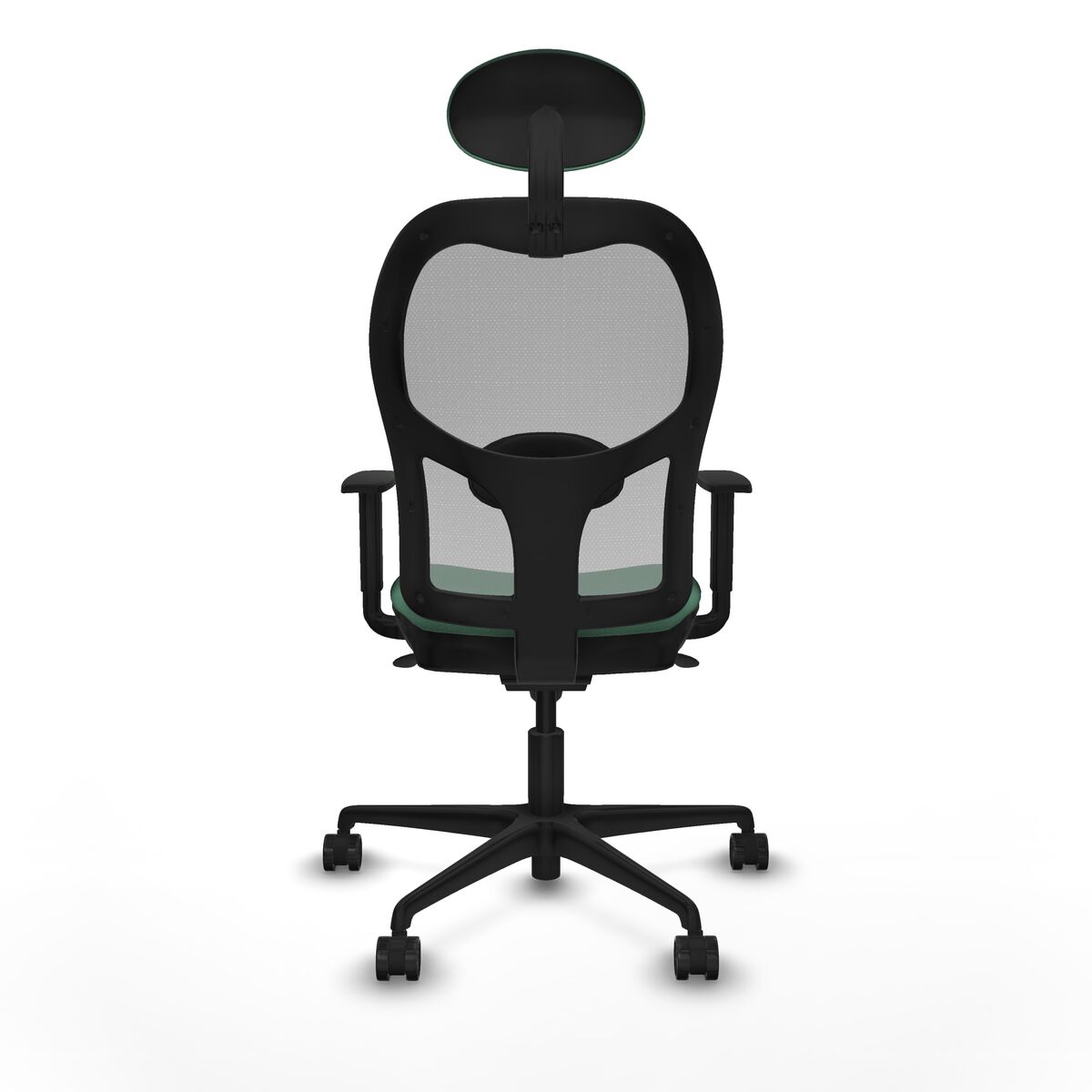 Silla de Oficina con Cabecero Jorquera Piqueras y Crespo 1D036N1 Verde Esmeralda