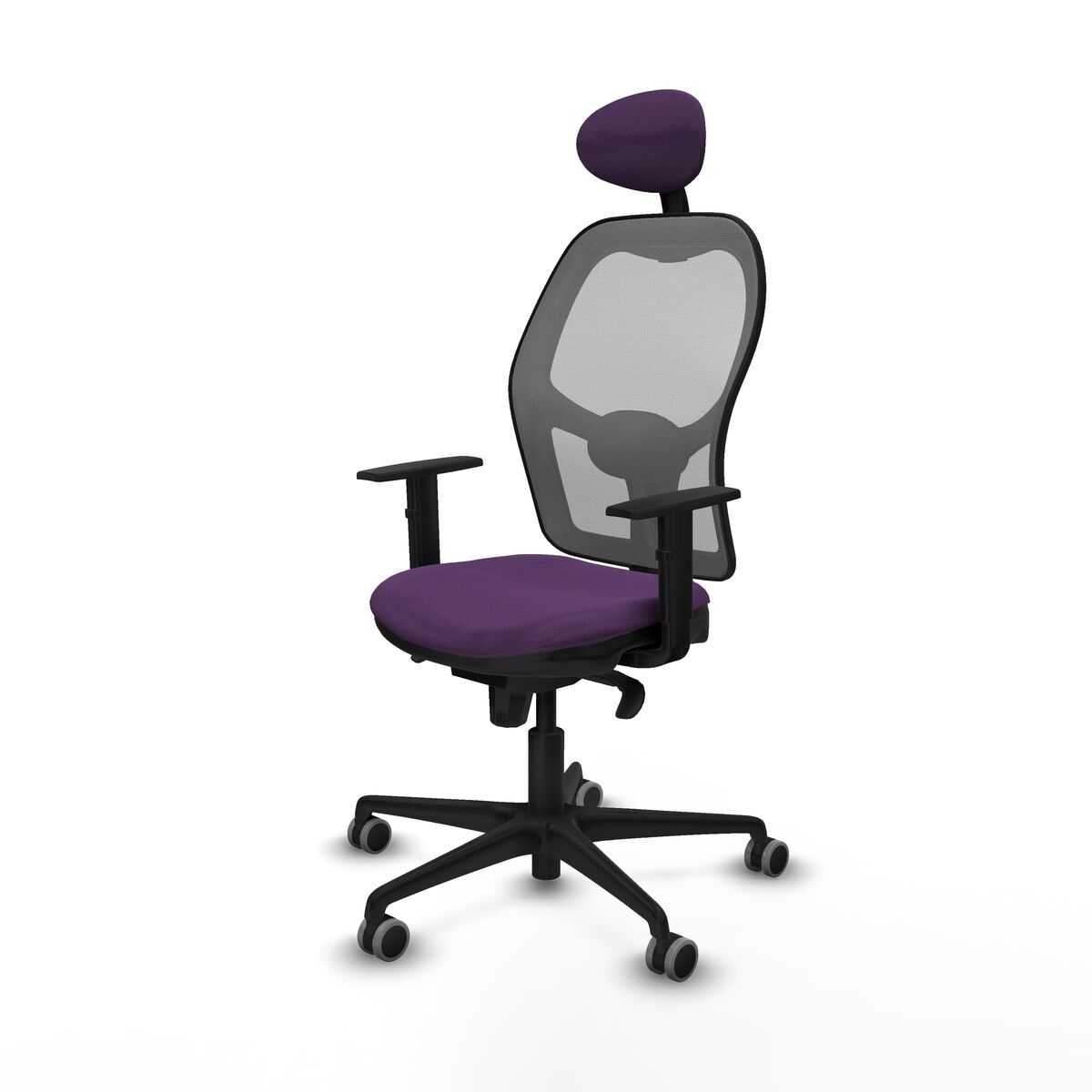 Silla de Oficina con Cabecero Jorquera Piqueras y Crespo 1D036G1 Morado