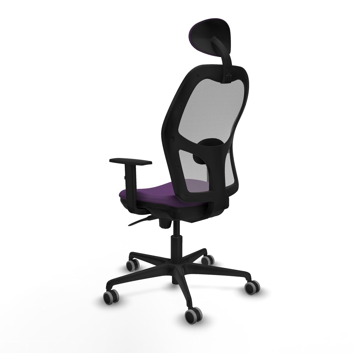 Silla de Oficina con Cabecero Jorquera Piqueras y Crespo 1D036G1 Morado