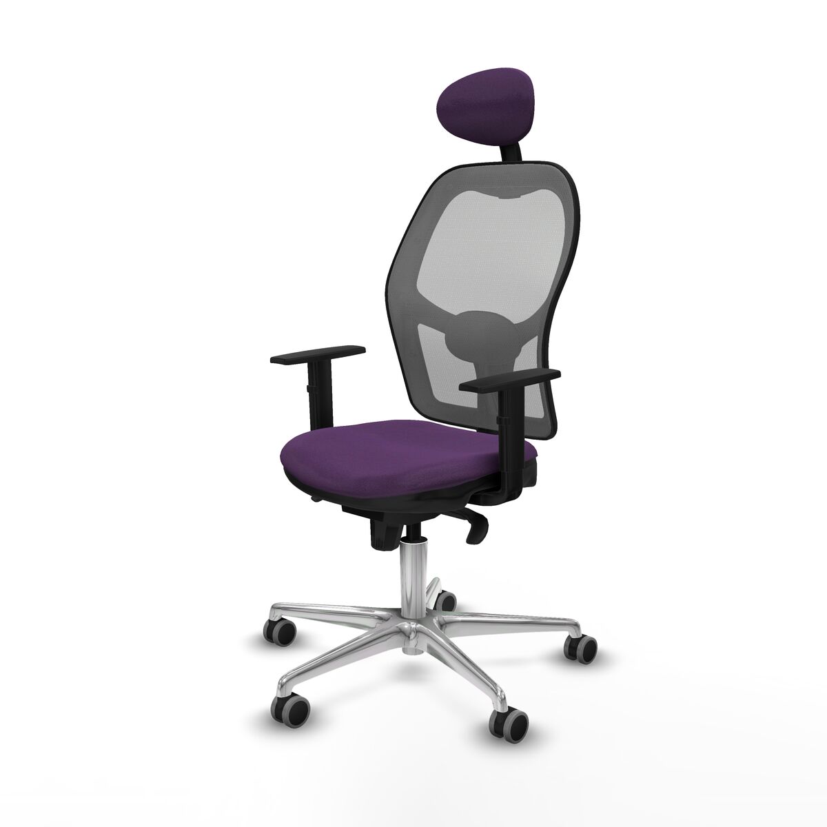 Silla de Oficina con Cabecero Jorquera Piqueras y Crespo 1D086G1 Morado