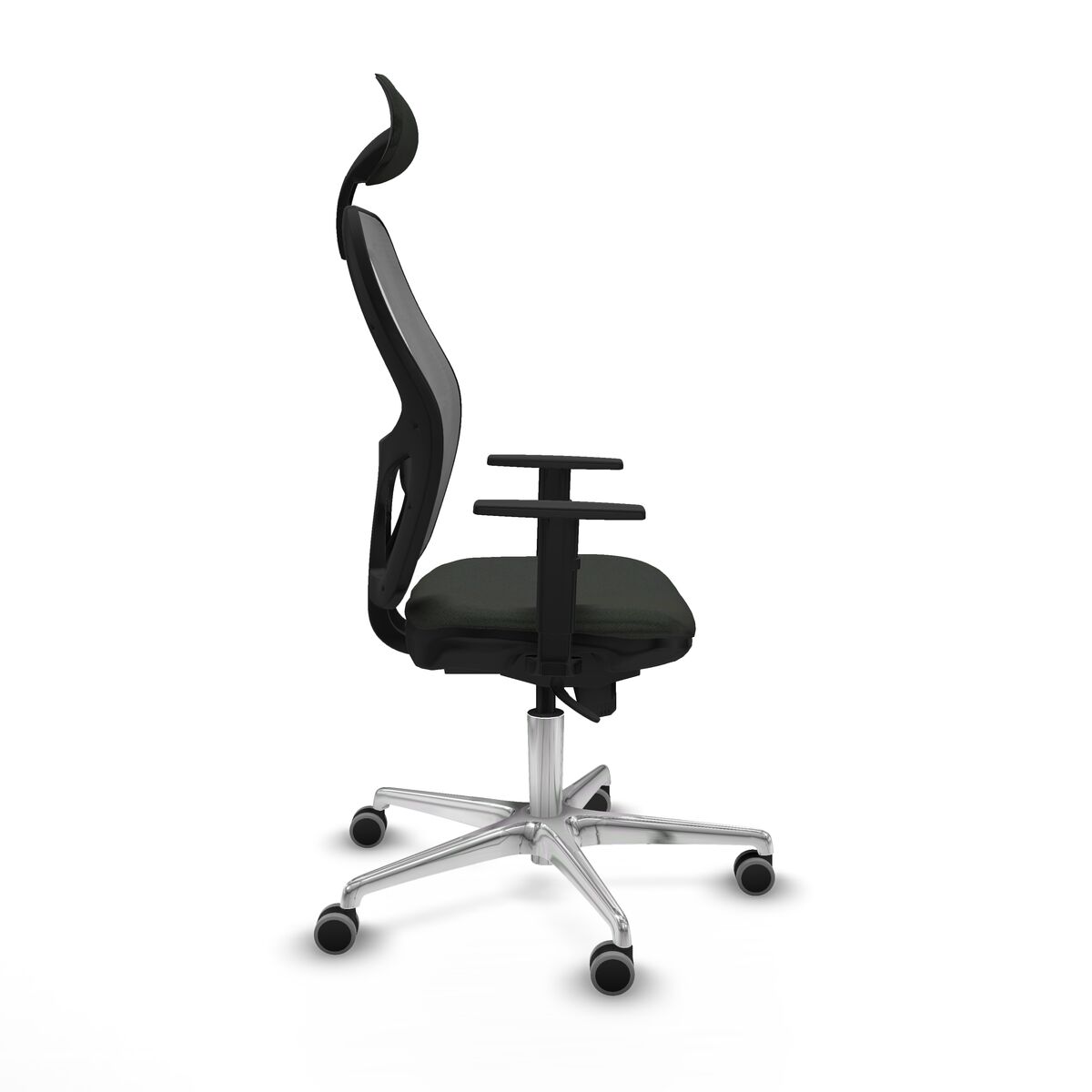 Silla de Oficina con Cabecero Jorquera Piqueras y Crespo 1D086G1 Negro