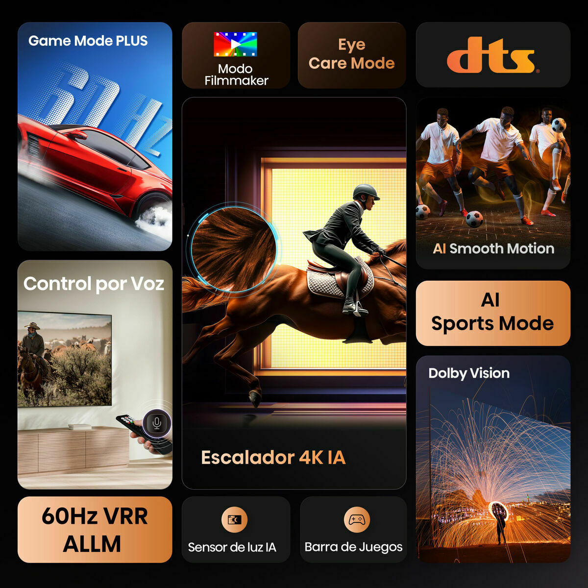 Smart TV Hisense 55A6Q 55" 4K Ultra HD LED HDR D-LED