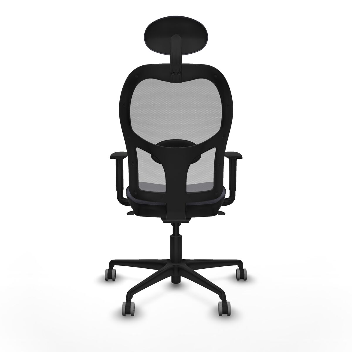 Silla de Oficina con Cabecero Jorquera Piqueras y Crespo 1D036G1 Gris oscuro