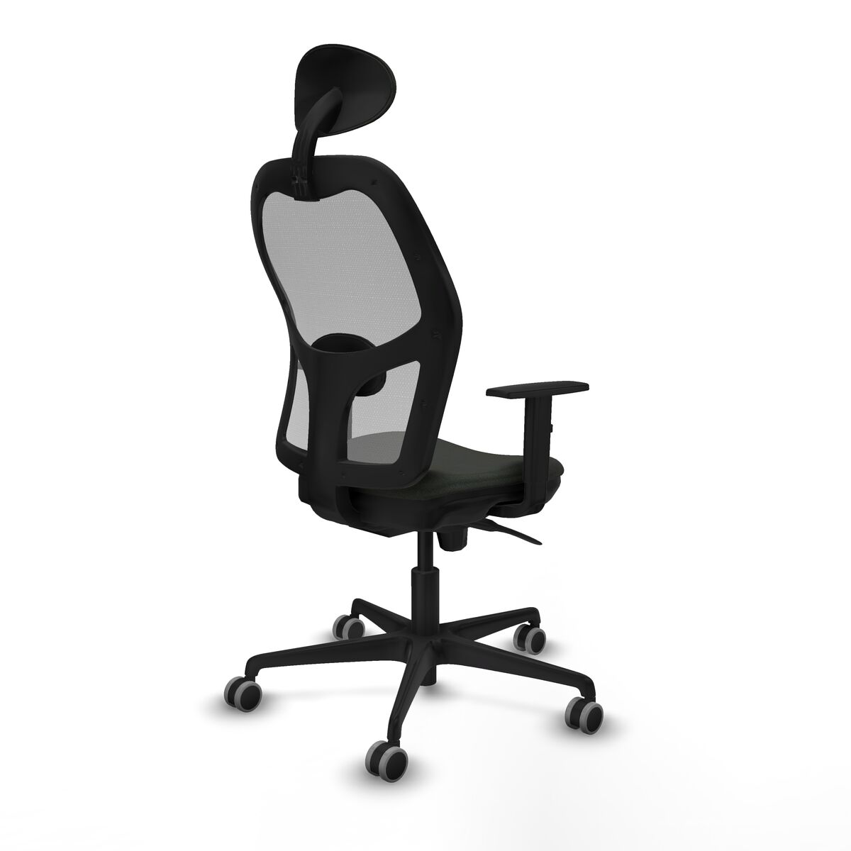 Silla de Oficina con Cabecero Jorquera Piqueras y Crespo 1D036G1 Negro