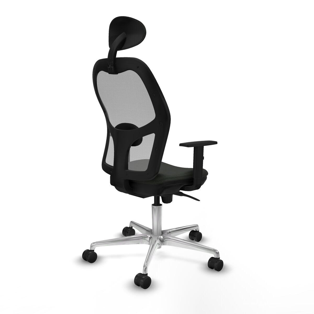 Silla de Oficina con Cabecero Jorquera Piqueras y Crespo 1D086N1 Negro