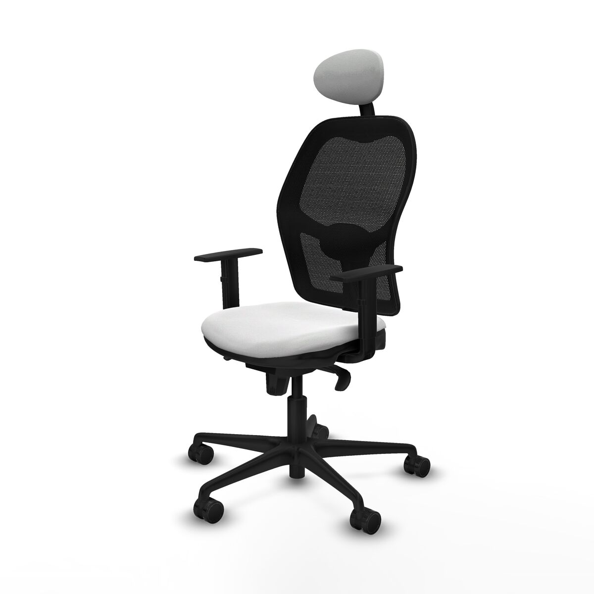 Silla de Oficina con Cabecero Jorquera Piqueras y Crespo 1D036N1 Blanco