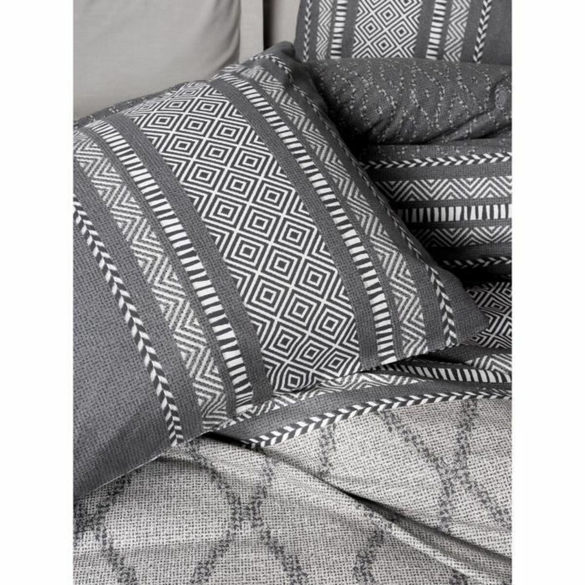 Juego de funda nórdica Multicolor 220 x 240 cm