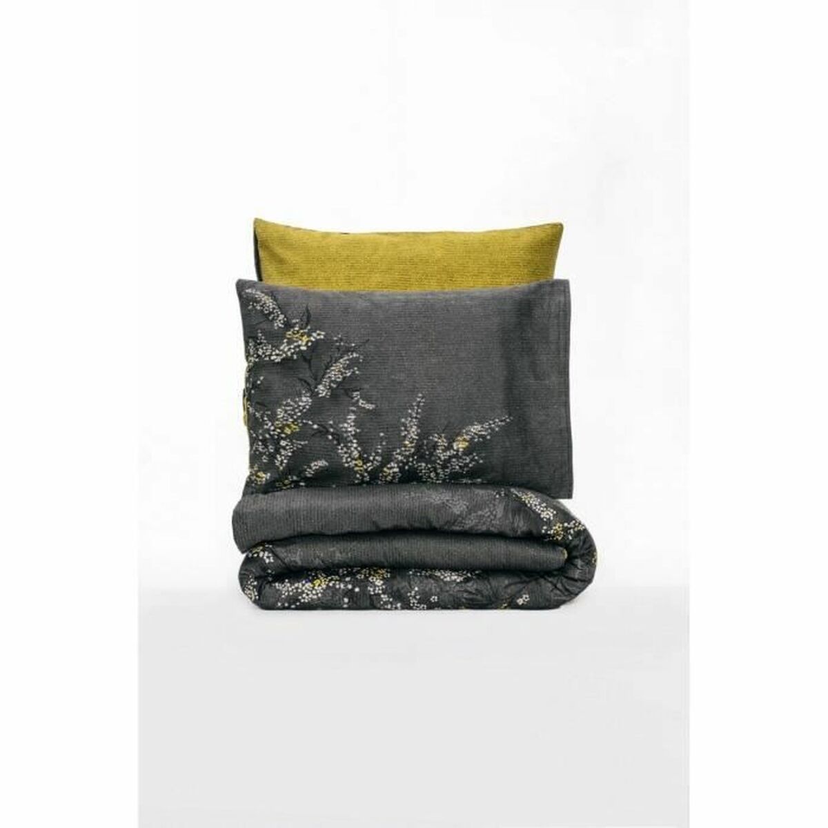 Juego de funda nórdica Gris 220 x 240 cm