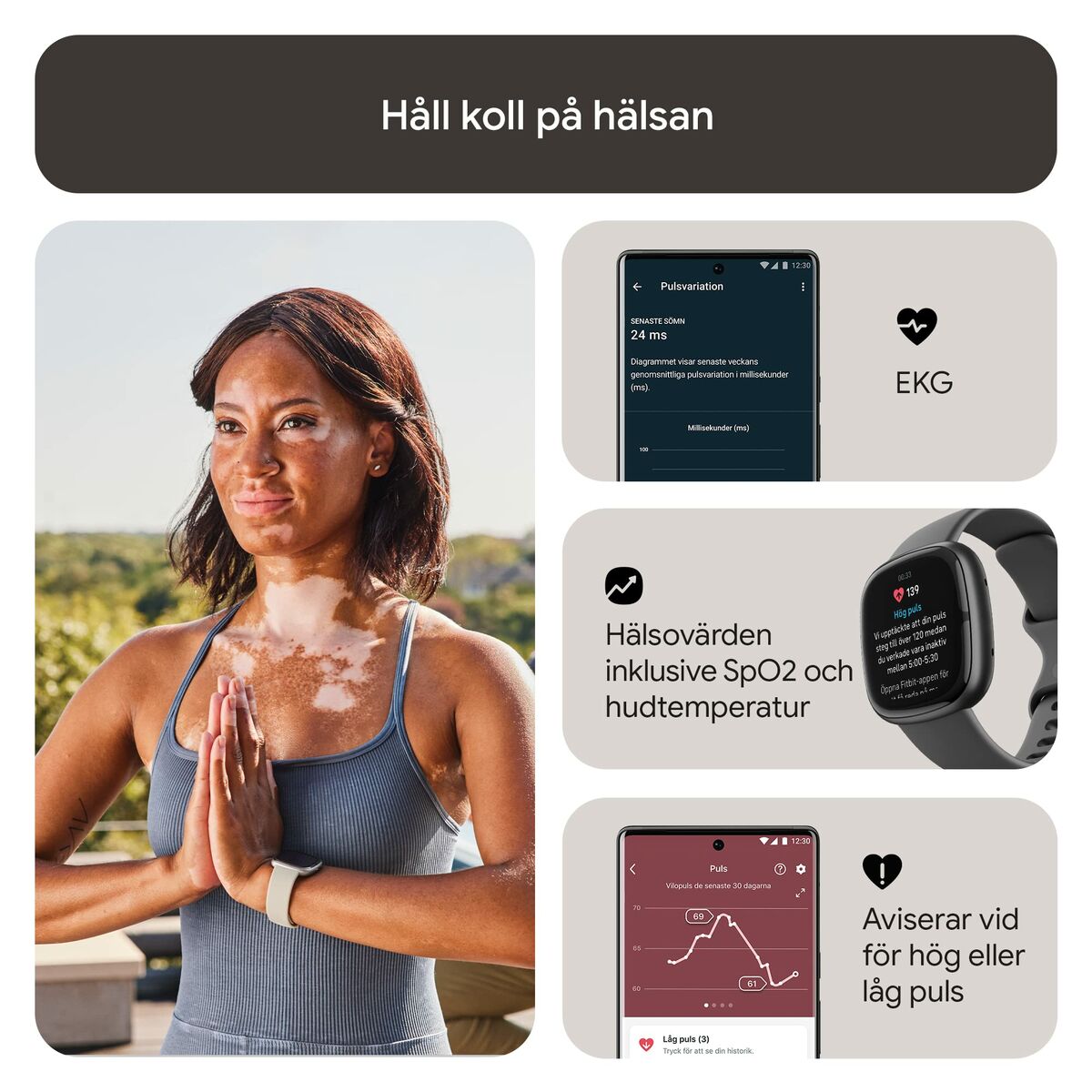 Smartwatch Google Sense 2 Gris 1,58"