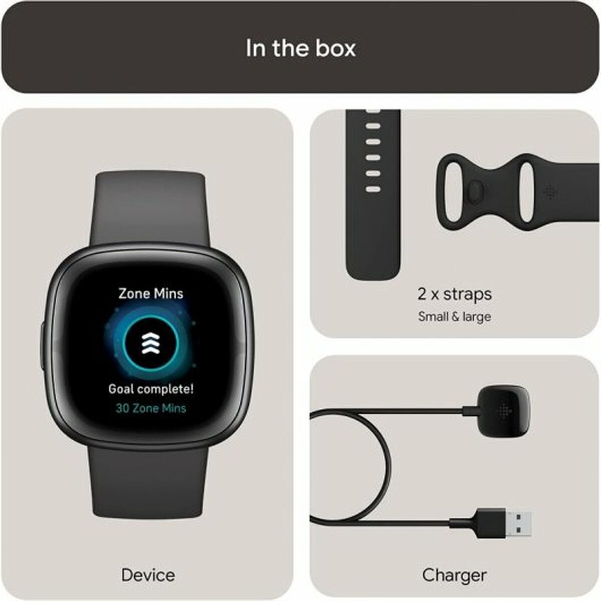 Smartwatch Google Sense 2 Gris 1,58"