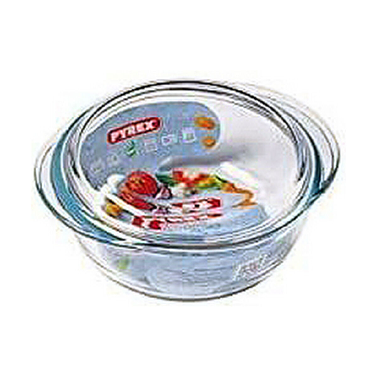 Cacerola Con Tapa Pyrex 1,4 L Blanco Transparente