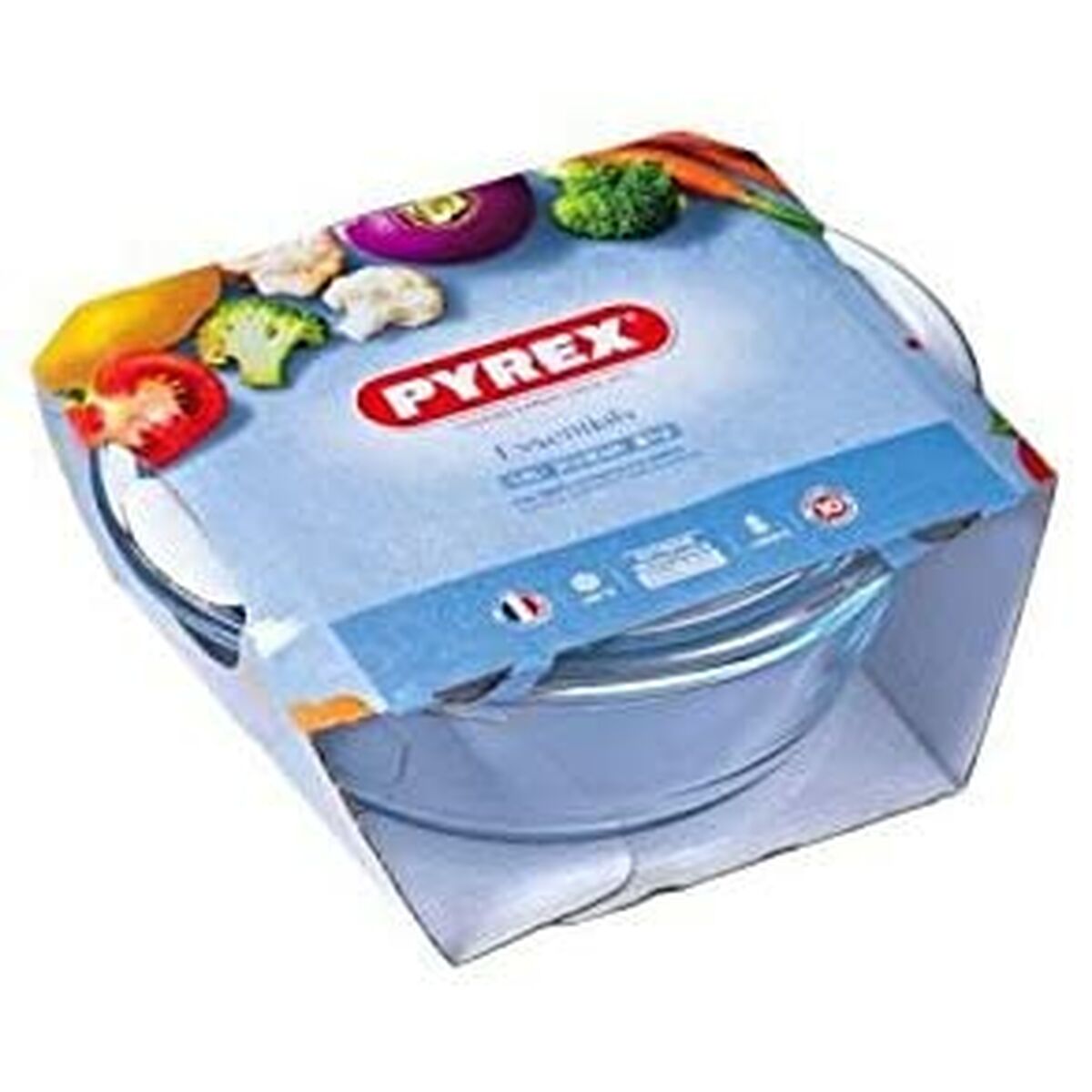 Cacerola Con Tapa Pyrex 1,4 L Blanco Transparente