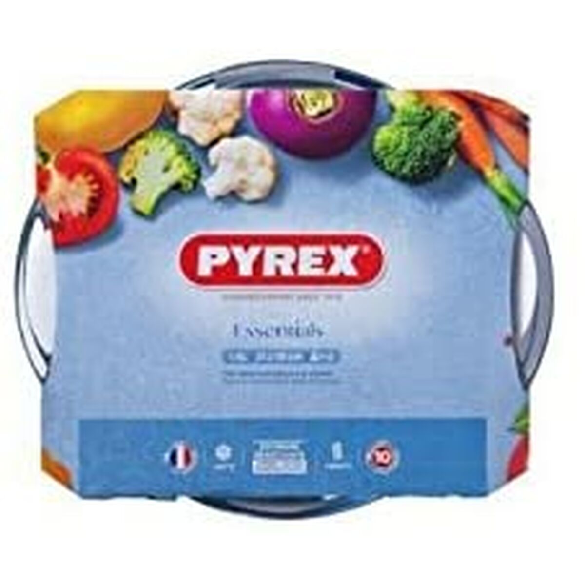 Cacerola Con Tapa Pyrex 1,4 L Blanco Transparente