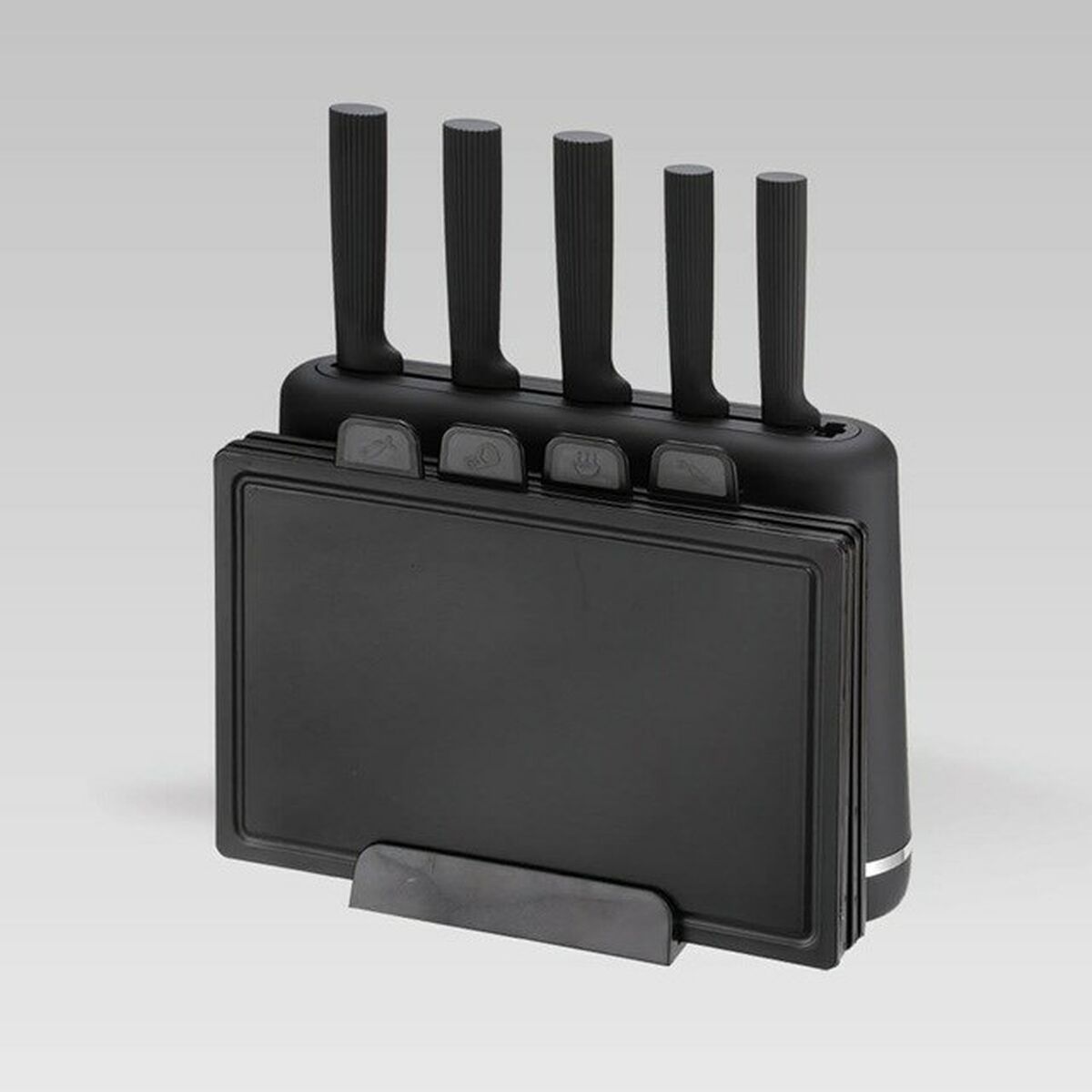 Juego de Cuchillos de Cocina y Soporte Feel Maestro MR-1412-BLACK