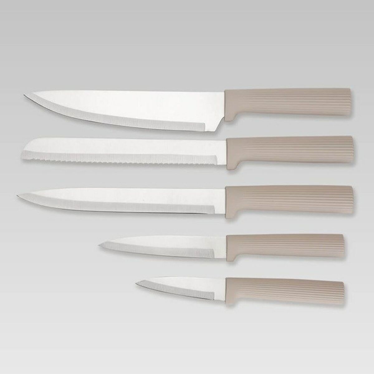 Juego de Cuchillos de Cocina y Soporte Feel Maestro MR-1412-BEIGE