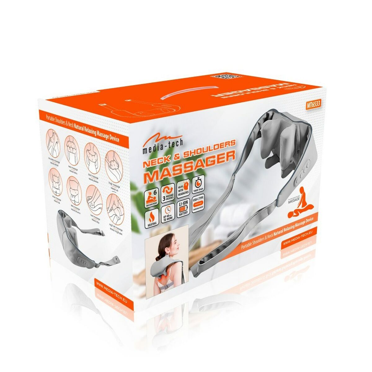 Masajeador de Cuello Media Tech MT6533
