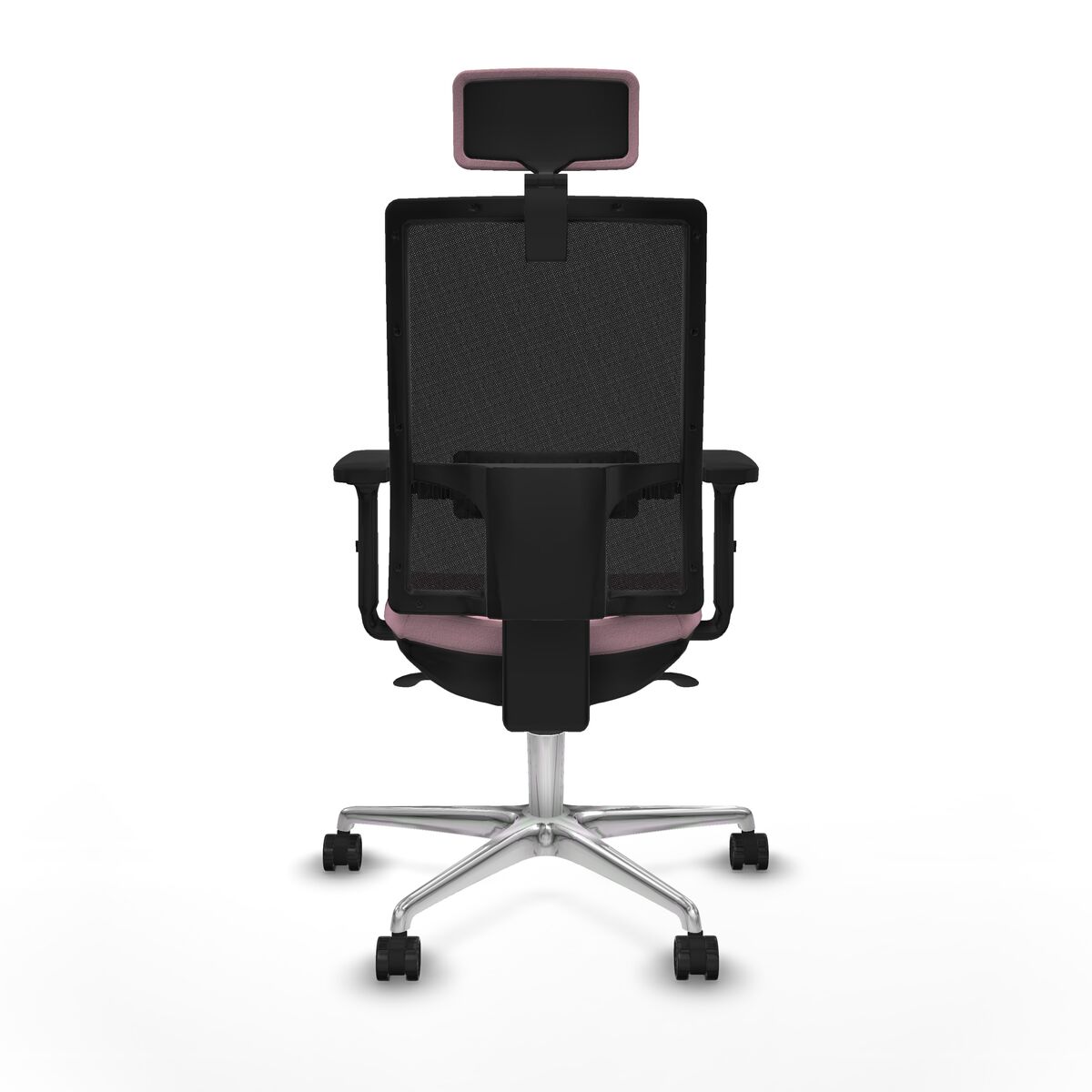 Silla de Oficina con Cabecero Piqueras y Crespo 2D086N2 Rosa