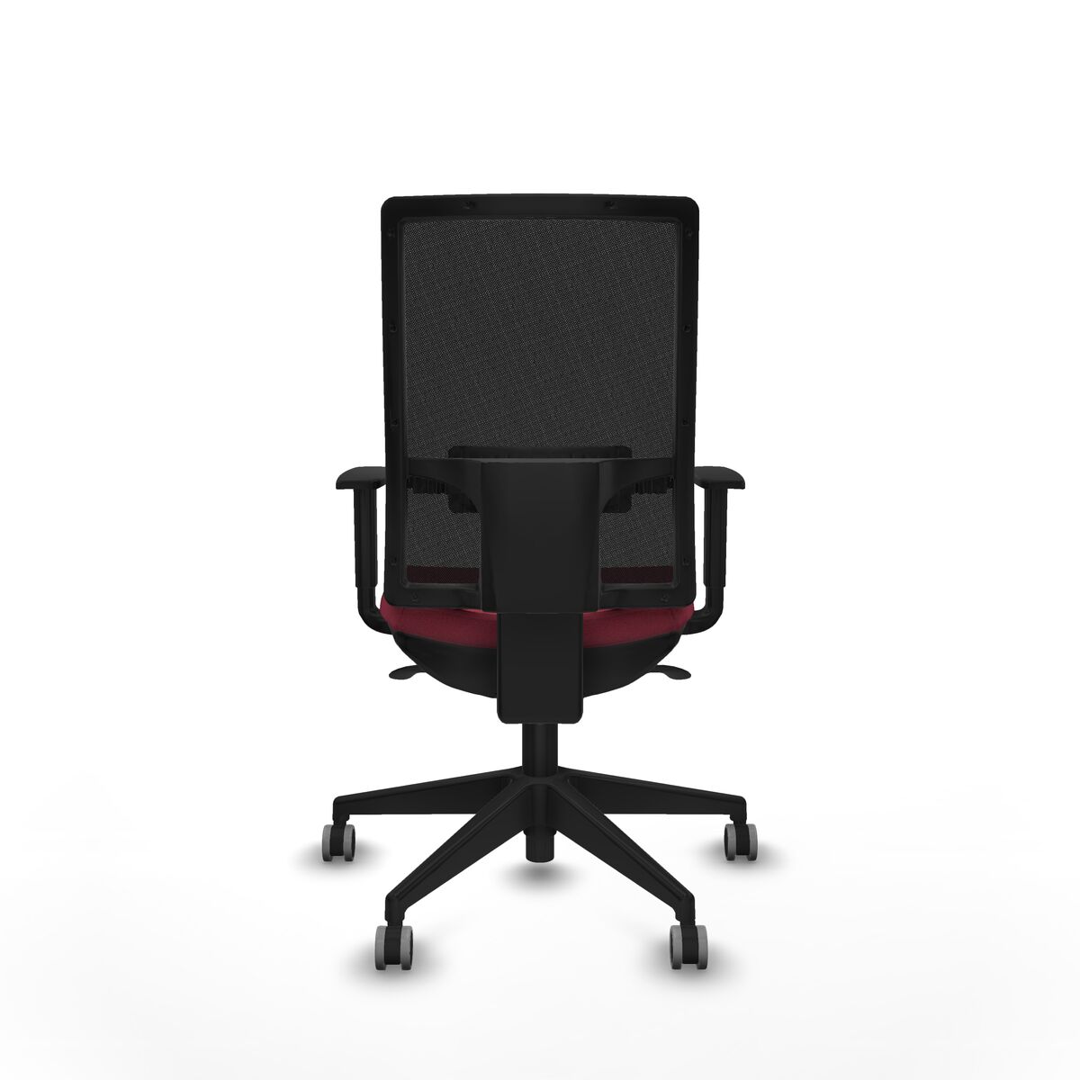 Silla de Oficina Piqueras y Crespo 1D066G0 Granate