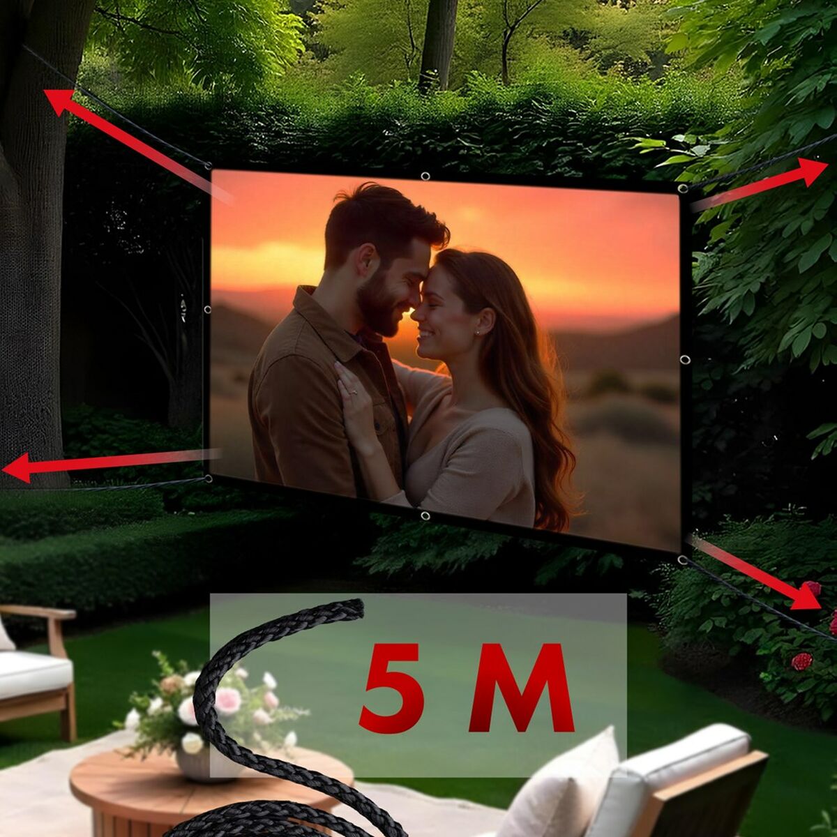 Pantalla de Proyección MacLean MC-166 84"