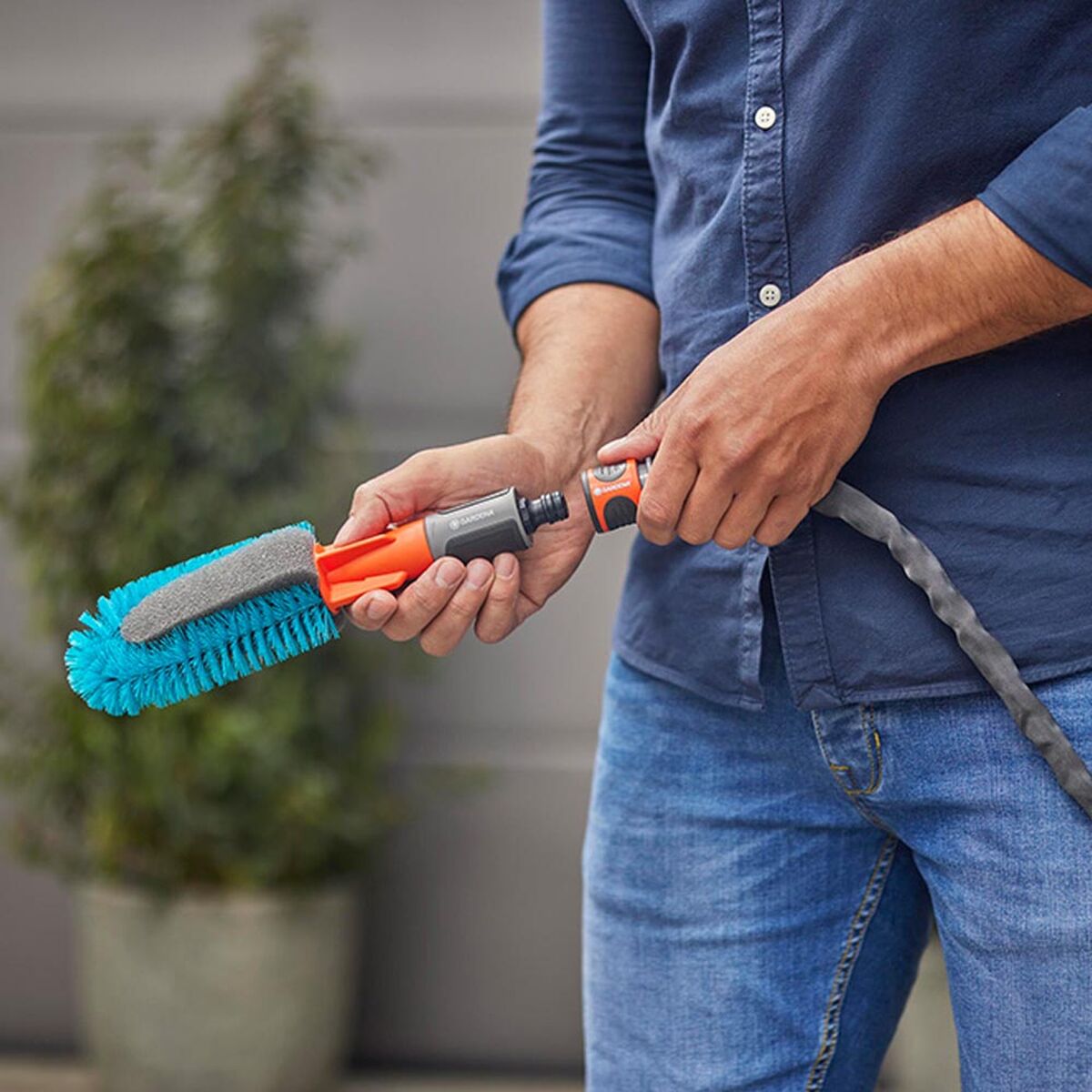 Kit de limpieza para bicicleta Gardena 18865-34