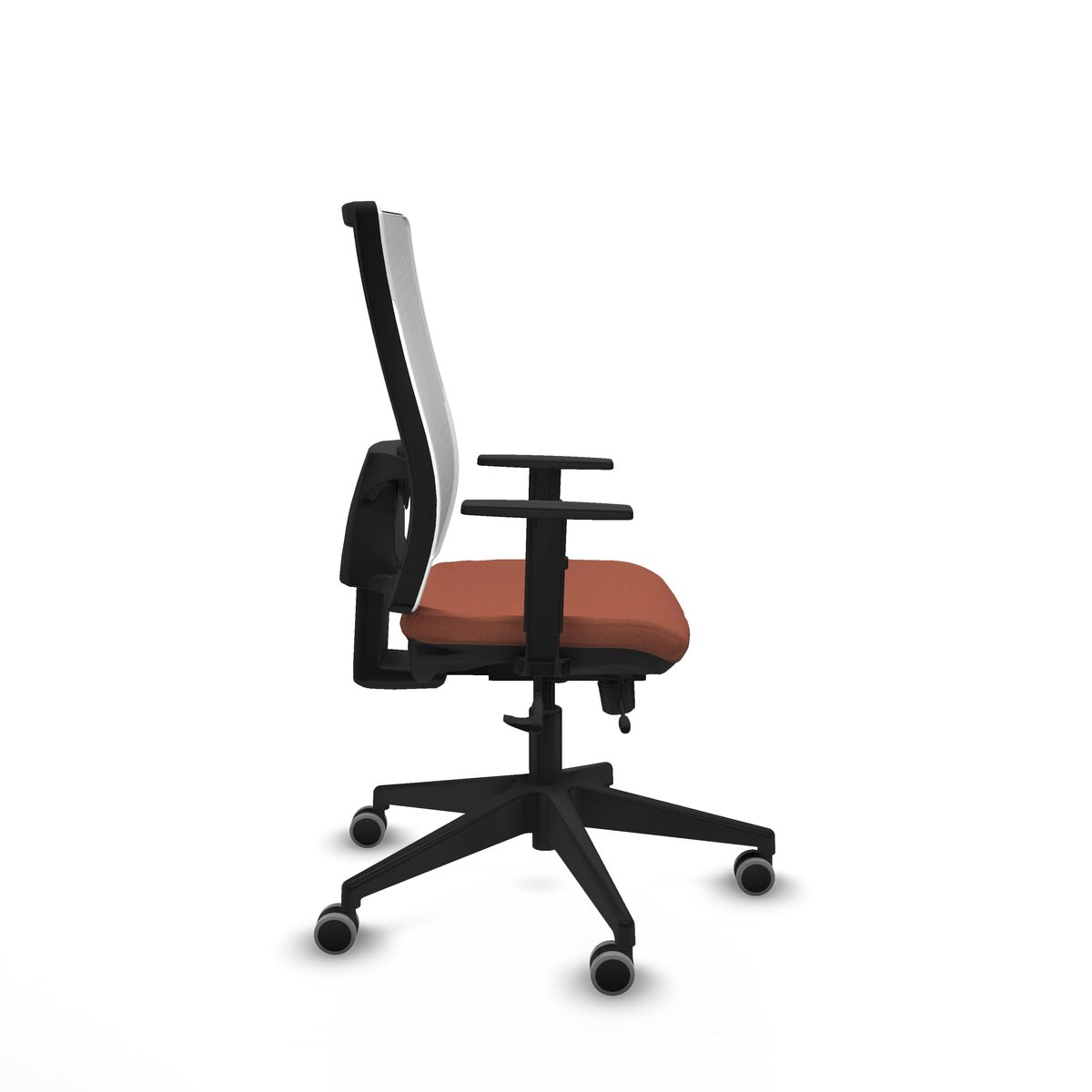 Silla de Oficina Piqueras y Crespo 1D066G0 Blanco Marrón