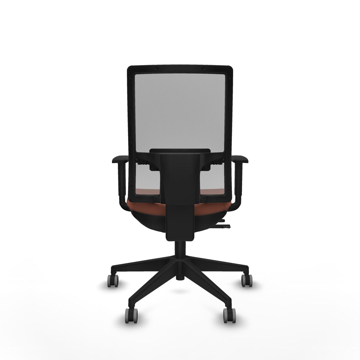 Silla de Oficina Piqueras y Crespo 1D066G0 Marrón Gris