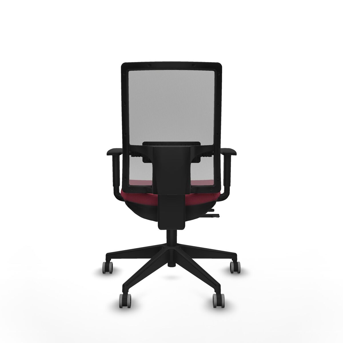 Silla de Oficina Piqueras y Crespo 1D066G0 Granate