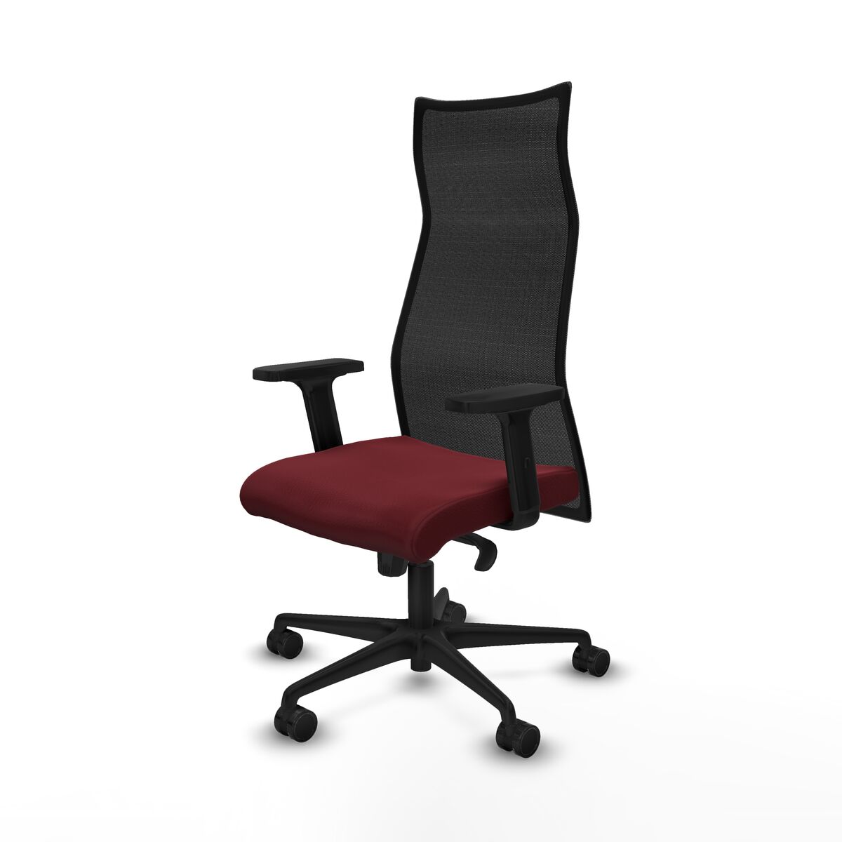 Silla de Oficina Piqueras y Crespo B2D036N Granate