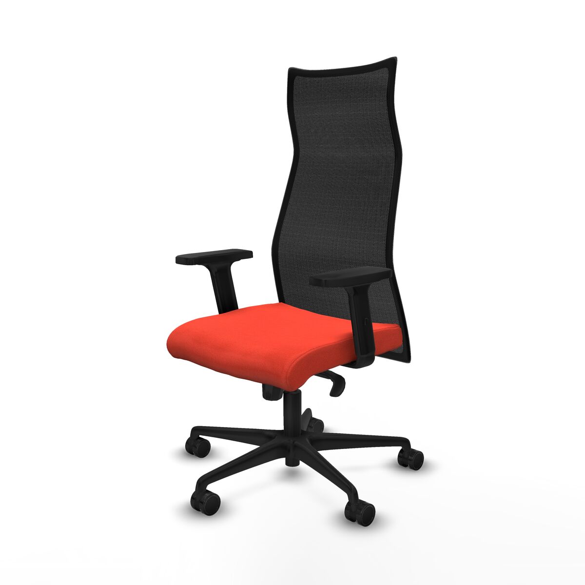 Sillón de Oficina Piqueras y Crespo B2D036N Naranja Oscuro