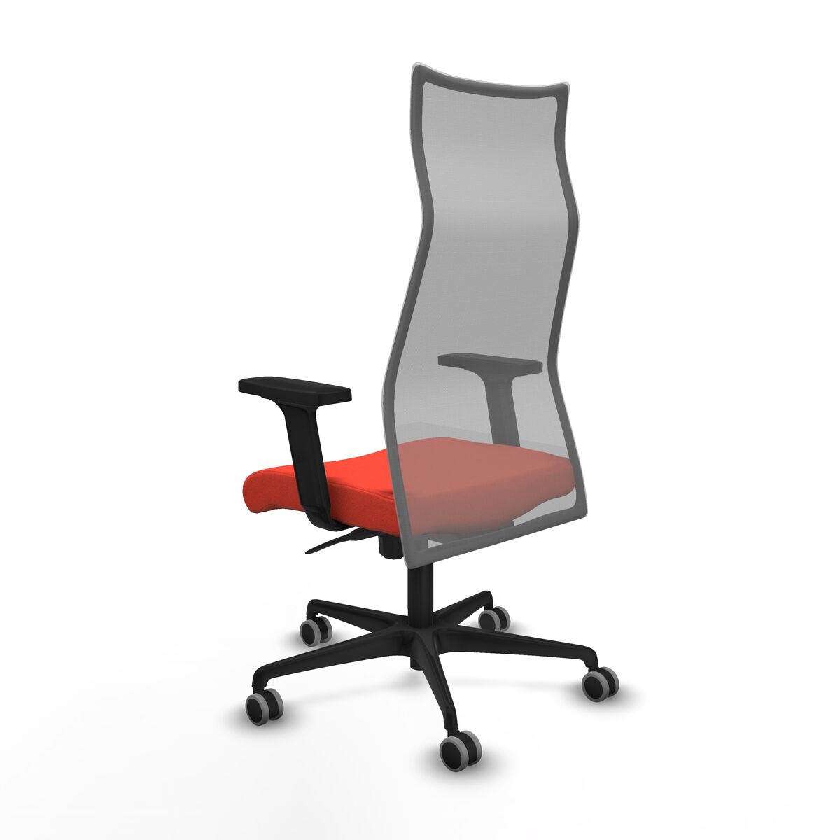 Silla de Oficina Piqueras y Crespo B2D036G Naranja Oscuro