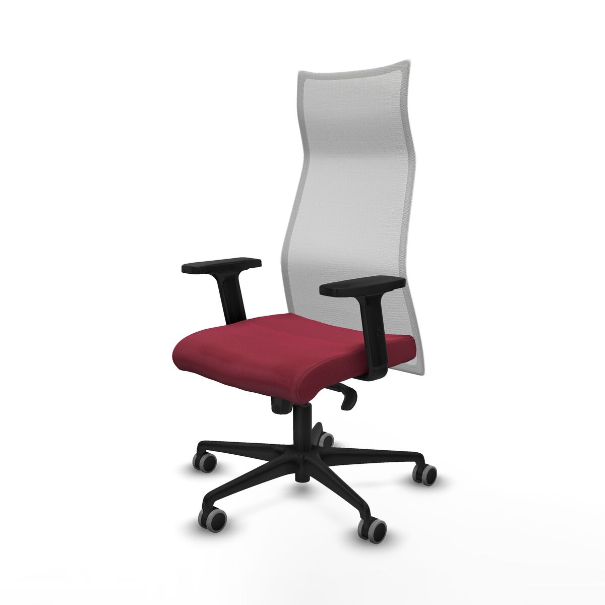 Silla de Oficina Piqueras y Crespo B2D036G Granate