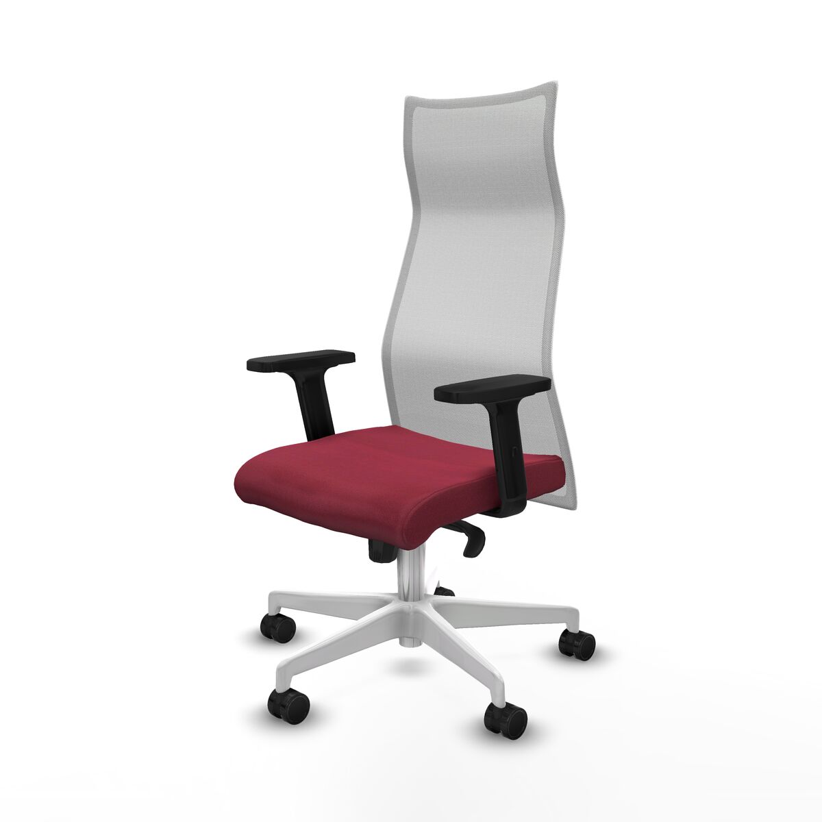 Silla de Oficina Piqueras y Crespo B2D026N Granate