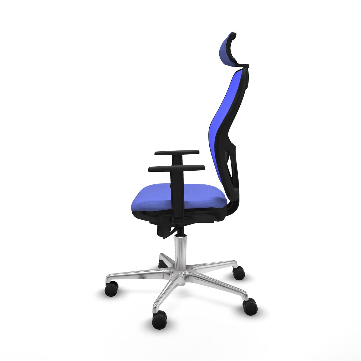 Silla de Oficina con Cabecero Piqueras y Crespo 1D086N2 Azul claro
