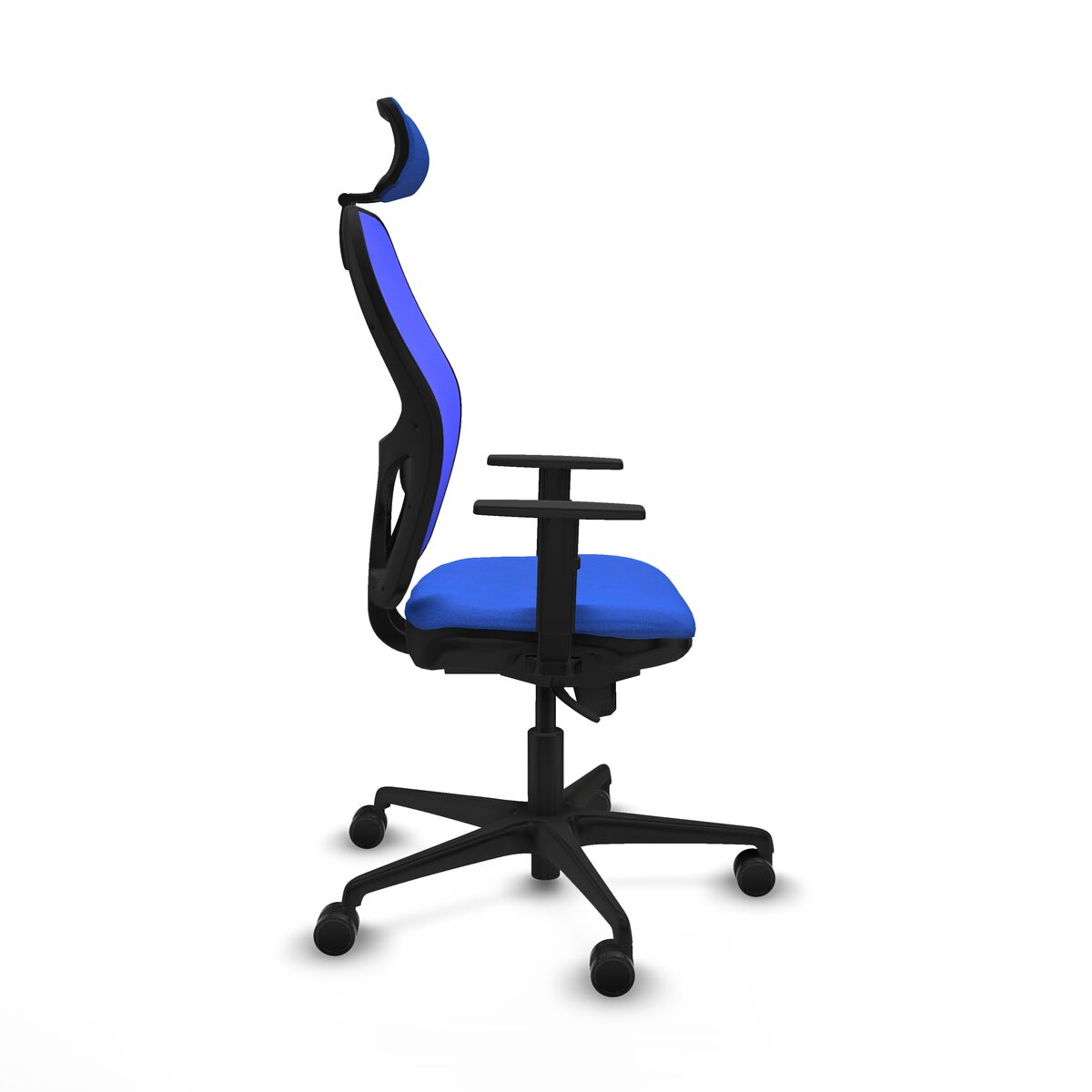 Silla de Oficina con Cabecero Piqueras y Crespo 1D036N2 Azul