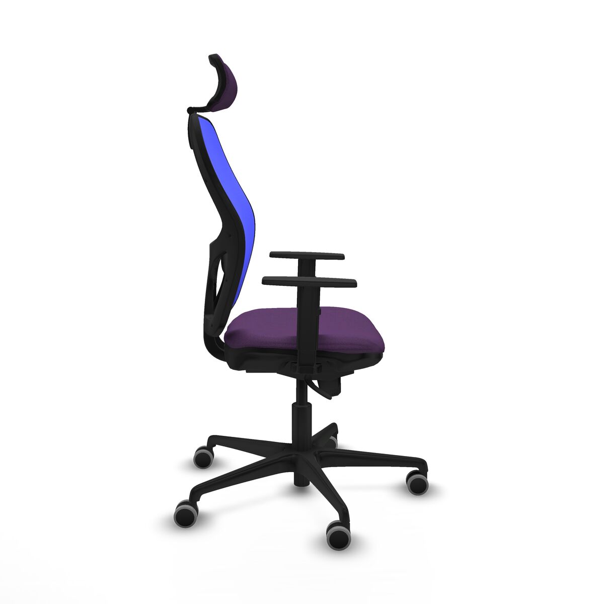 Silla de Oficina con Cabecero Piqueras y Crespo 1D036G2 Morado