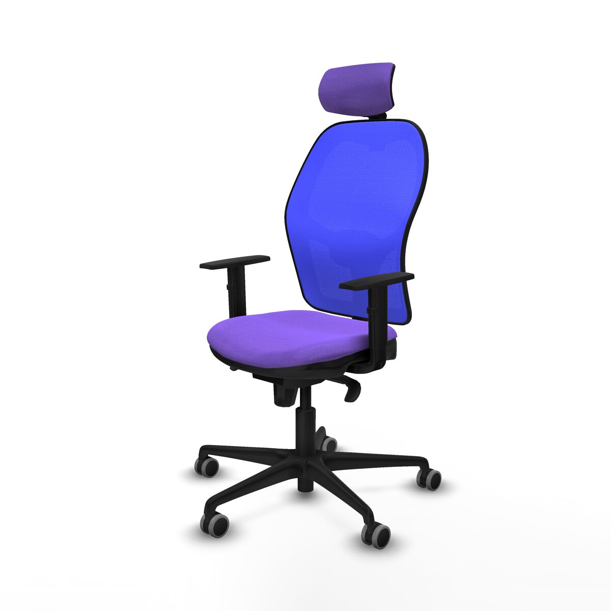 Silla de Oficina con Cabecero Piqueras y Crespo 1D036G2 Lila