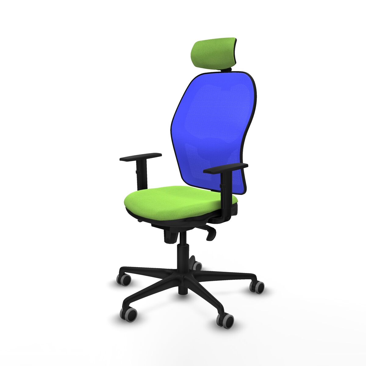 Silla de Oficina con Cabecero Piqueras y Crespo 1D036G2 Pistacho